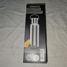 Borraccia Termica ERNESTO 490ml - Acciaio Inox, Mantiene Caldo/Freddo 6h, Nuovo