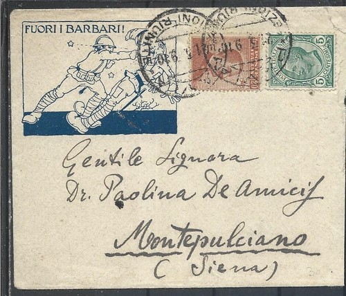 1910 franchigia viaggiata - 1910,