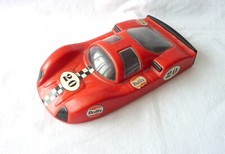 Macchina giocattolo vintage Ferrari P4 ? con cassetto contenitore  25 x 13,5