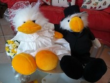 Rarissimo peluche Rockfeller e la sposa Alto 40 cm NICI Nuovo da collezione 