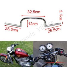 Barra manubrio Clubman cromata 1 pollice per Cafe Racer Harley Chopper Bobber personalizzata