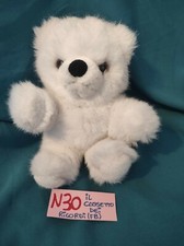 TRUDI: PELUCHE-PUPAZZO ORSO/TEDDY BEAR(N 30),POLARE  ,MADE IN ITALY  