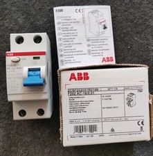 NUOVO ABB F202 AC-16/0.01 2P 16A 10mA Interruttore Differenziale Puro 