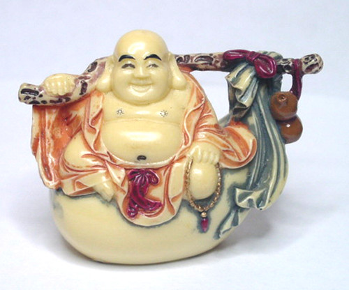 Happy buddha figure figurine - happy,