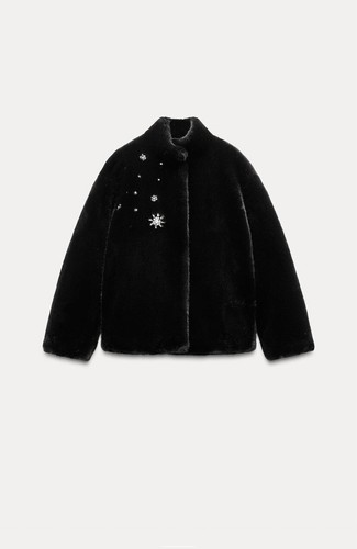 Cappotto pelliccia sintetica - pelliccia,
