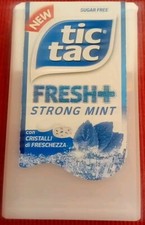 TIC TAC FRESH+ STRONG MINT SUGAR FREE - VECCHIA SCATOLA PRIMA USCITA - 2021 -
