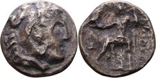 Antico greco Alessandro III A.C. 336-323 tetradracma Eracle 162/18E