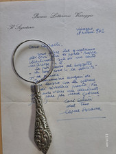 PREMIO LETTERARIO VIAREGGIO - LEONE SBRANA per GIOVANNI CAPPELLI  1962 autografo
