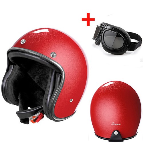 Casco jet moto cafe - moto, racer