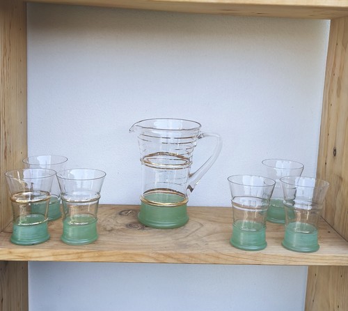 Set brocca bicchieri in - 6,