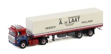 WSI - SCANIA 140 4x2 con rimorchio coperto 2 Assi A. DE LAAT - 1/50 - WSI01-3048