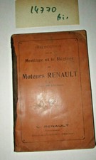 N°14770 bis /  Moteur RENAULT 110 et 130 CV / notice montage et réglage 