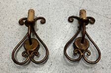 Coppia di applique In Ferro Battuto Artigianali