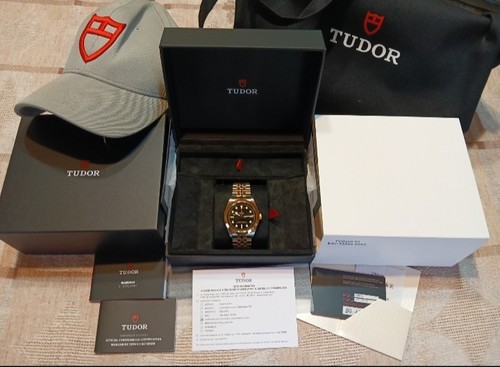 Tudor black bay - and, gold