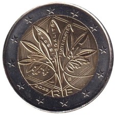Moneta Monnaie France Francia, 2 €, Albero della Vita, 2023, RARA tiratura 32500
