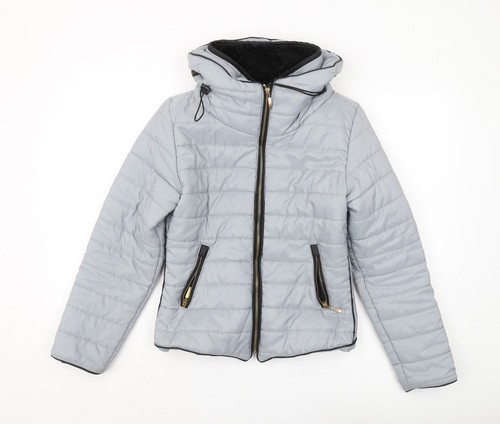 Giubbotto donna grigio puffer