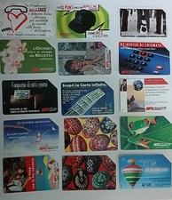 Set 15 schede telefoniche Sip Telecom Collection Card Vintage Anni 90/2000 #808