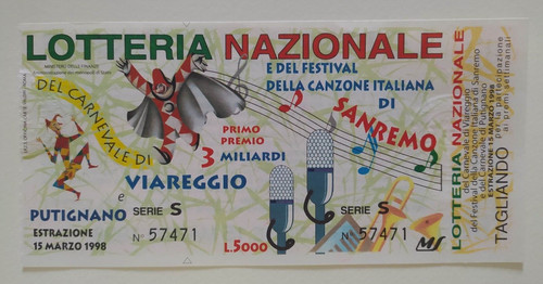 Biglietto lotteria - biglietto,