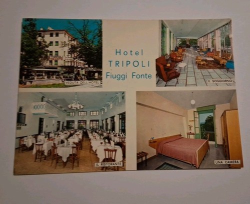 Cartolina hotel tripoli - cartolina,
