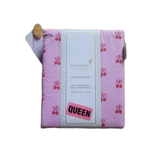 Set lenzuola queen papiro