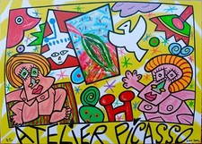 Bruno Donzelli - Serigrafia originale P.S. firmata