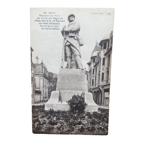 Cartolina postale reims - postale,