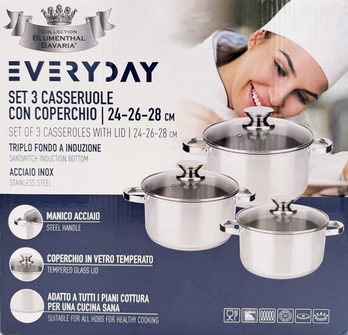Bavaria set casseruole - set,