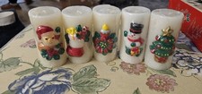 Set di 5 candele vintage