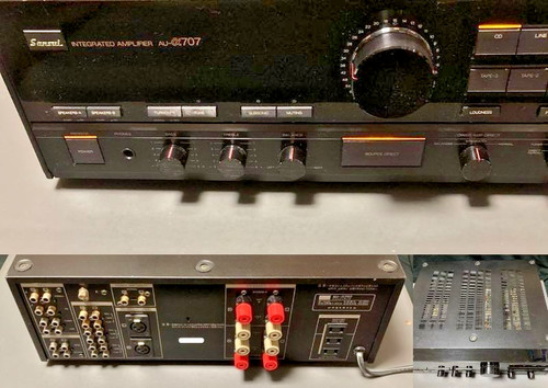 Sansui α707 amplificatore - sansui,