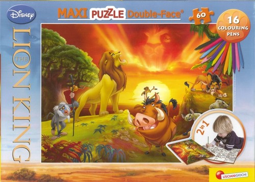 Maxi puzzle double face - puzzle, double-face.