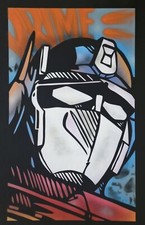 Quadro Opera Transformers Optimus Prime with spray