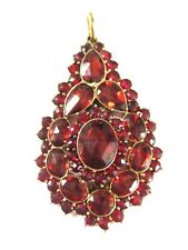 Ciondolo In Oro 333 Con Granato, 3,7 G