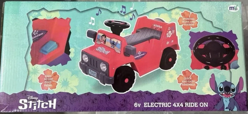 Lilo stitch 4x4 jeep - lilo, 6v