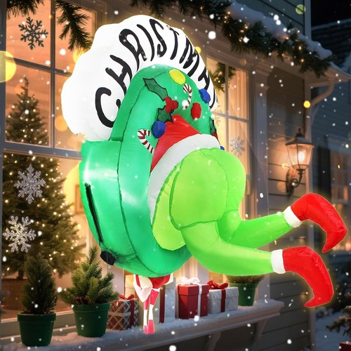 Grinch natalizio gonfiabile - natalizio,