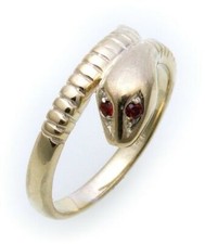 Anello Serpente Vero Oro 333