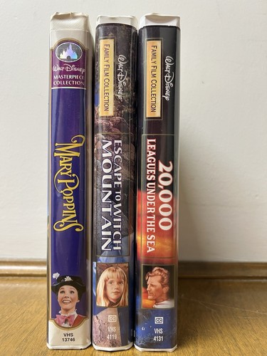 Disney lot vhs 000 - 3, 20,000