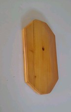 Base In Legno Per Applique Lampada Da Parete Rustica Ferro Battuto Ottone