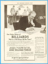 1917 Brunswick tavolo da