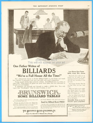 1917 brunswick tavolo - 1917,