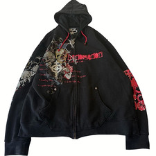 Felpa con cappuccio Insane Y2K