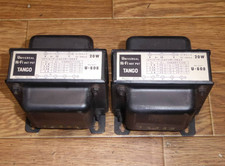 Tango U-808 Pair Output Transformers Tube Amplifier Vintage - Vedi descrizione