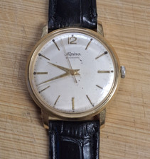 Orologio da uomo Alpina standard vintage orologio da polso carica manuale 34 mm cal. 598E