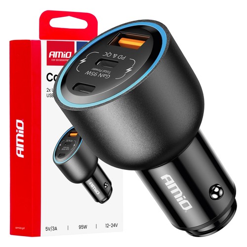 Caricabatterie auto 95w - caricabatterie, 2x
