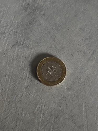 Moneta euro rara - da, 1