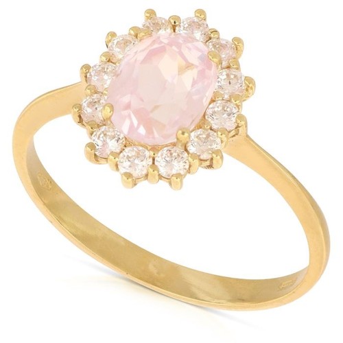 Anello rosa francia oro - di,