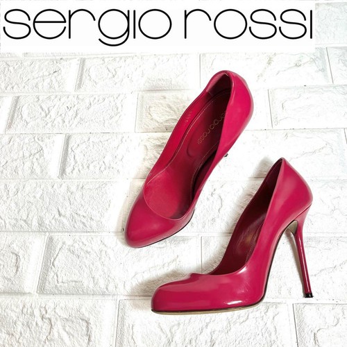 Sergio rossi decolte - rossi, smaltate