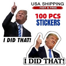 100 400 adesivi trump - adesivi, fatto