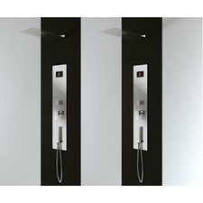 KIT DOCCIA DA INCASSO ACCIAIO