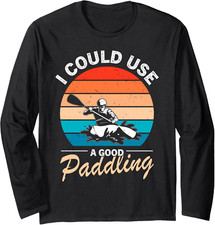 Canoa Potrei Usare Una Buona Pagaia Maglia a Manica