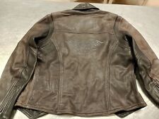 Giacca Pelle Donna harley davidson giubbino modello Vintage giubbotto